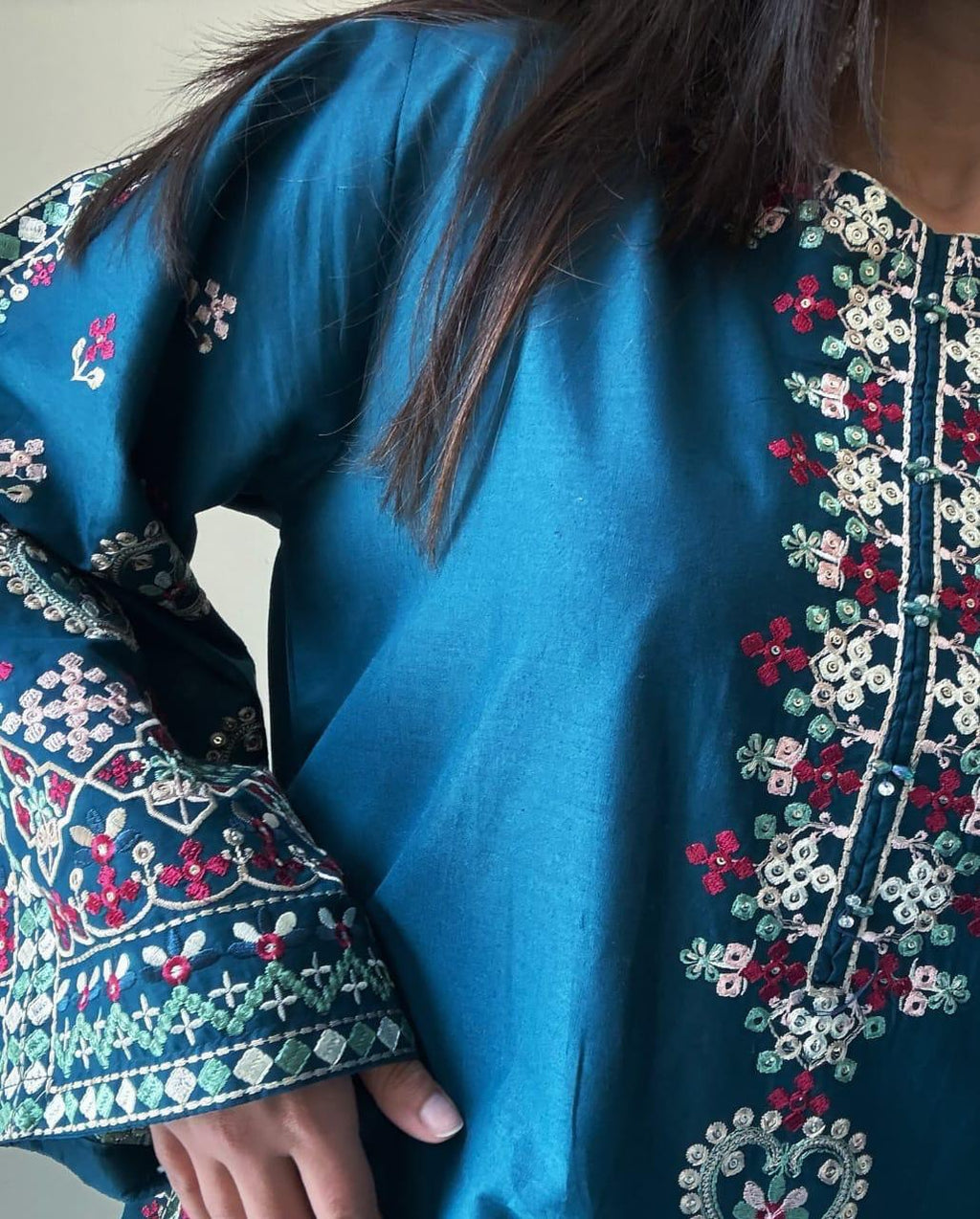 Zinc Teal Elegance  3PCS