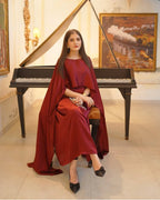 Royal Grace Cape Shawl Dress