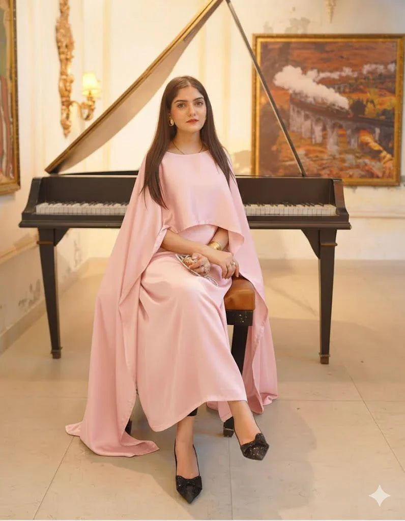 Royal Grace Cape Shawl Dress