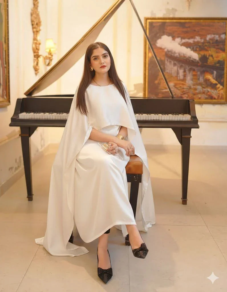 Royal Grace Cape Shawl Dress