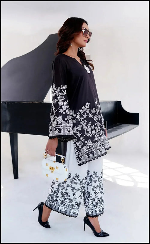 2PC Lawn Pret Elegant Co-ord Set