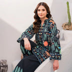 Kiara Black Cotton Co-Ord Set – Premium Matching Outfit for Women