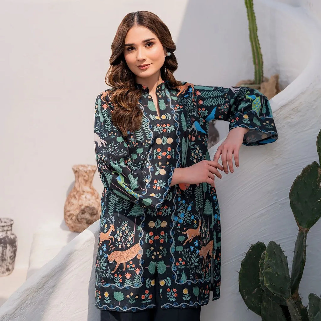 Kiara Black Cotton Co-Ord Set – Premium Matching Outfit for Women