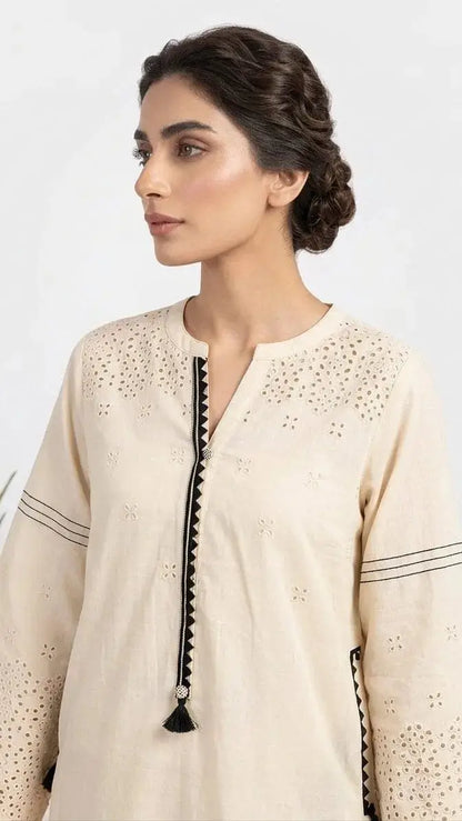 Stitched Chikankari Two Piece