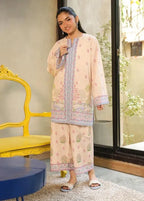 Elegant Beige Floral 2 Piece Georgette Set Timeless Grace amp Comfort