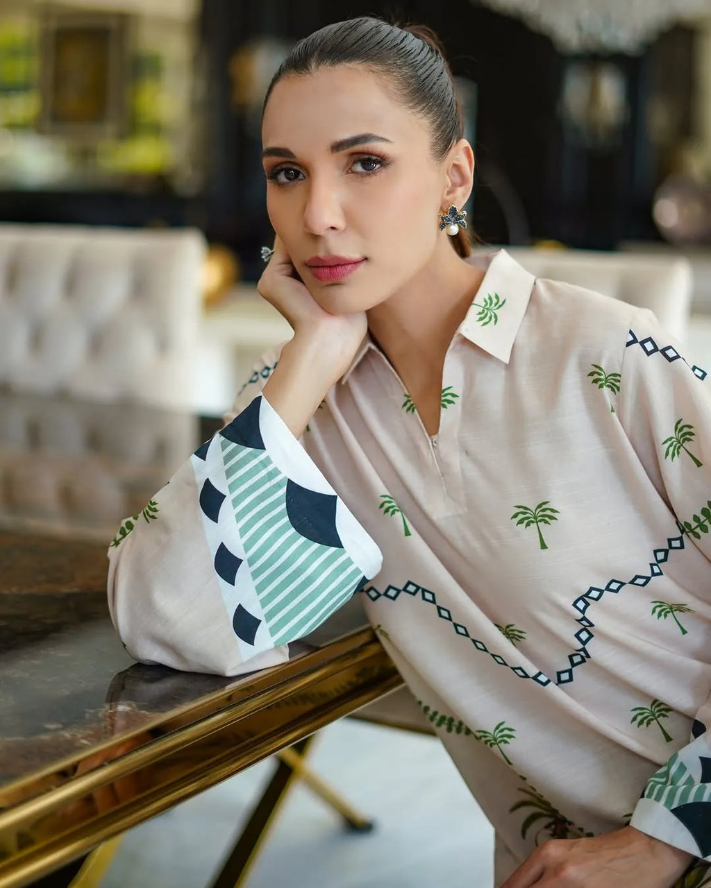 Printed Marina Co-Ord Set