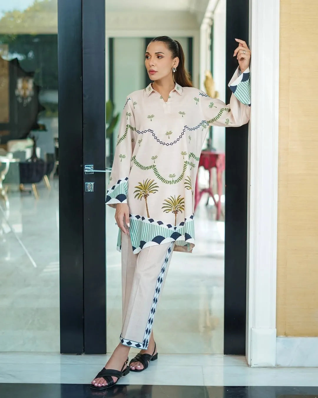 Printed Marina Co-Ord Set