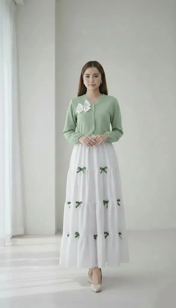 Sweet Ribbon Grace 2-Piece Outfit