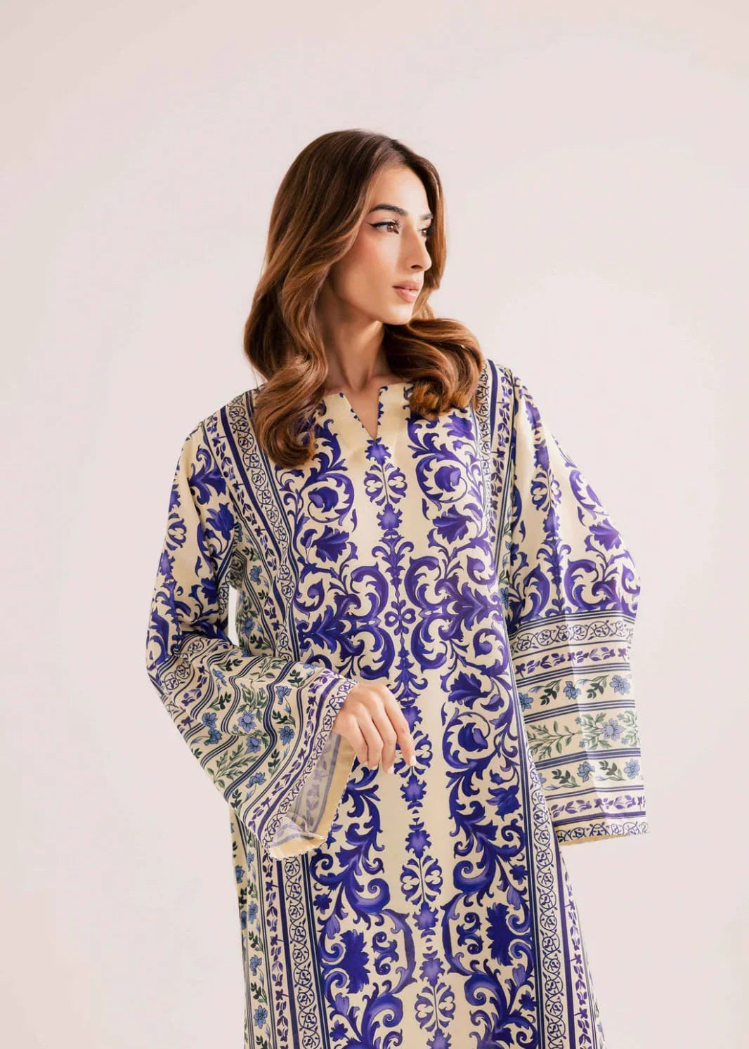 Zehra Royale Silk Crepe 2 Piece Set